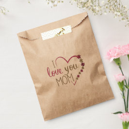 Sacolinha Amor Mãe Dia de as mães Heart