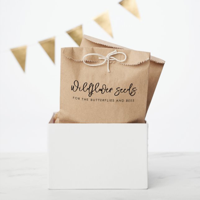 Sacolinha amor selvagem sementes de flor silvestre, favor co (Festa)