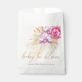 Sacolinha Amostra-pampas de aquarela - Chá de fraldas