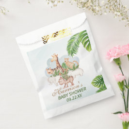 Sacolinha Animais da Floresta Chá de fraldas Selvagem