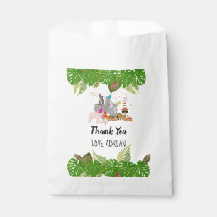 Sacolinha Animais da Selva Engraçados e Bonitos na Festa Sel