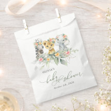 Animais da Selva, Safari, Flores, Chá de Bebê