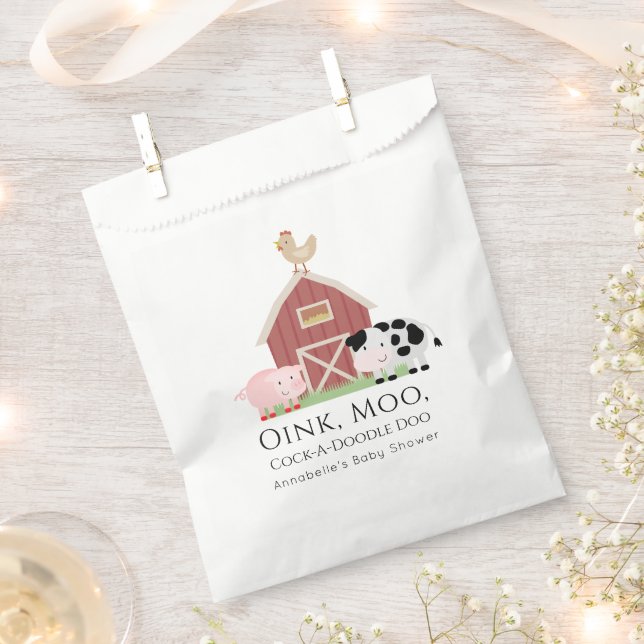 Sacolinha Animais De Exploração Barnyards Chá de fraldas Bra (Cortado)