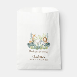 Sacolinha Animais Selvagens Chá de fraldas Favorecer Bolsas