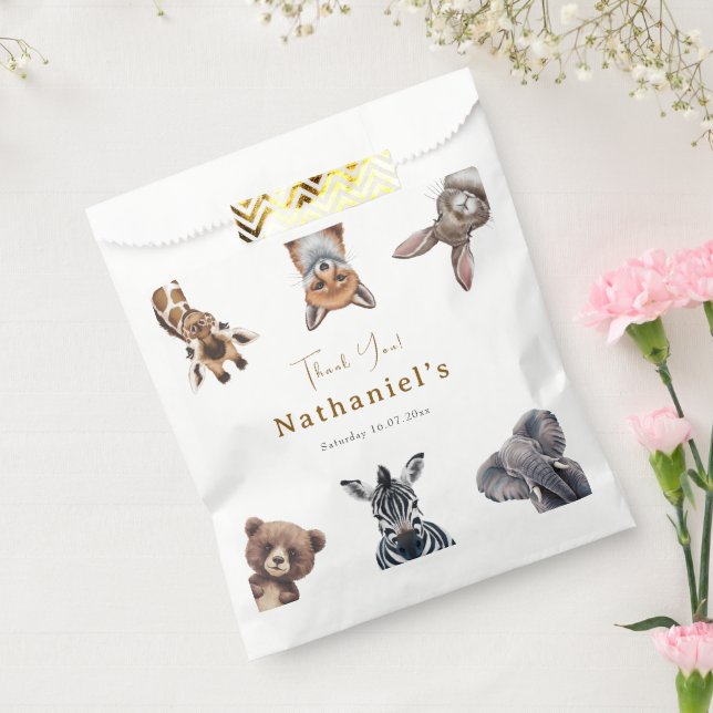 Sacolinha Aniversário Adorável da Floresta Safari (Selado)