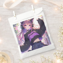 Aniversário da Menina de Animação bonito