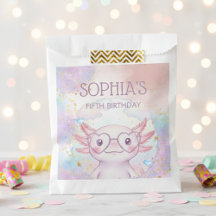 Aniversário das crianças axolote caprichosas