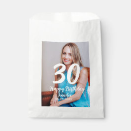 Sacolinha aniversário de 30 anos adiciona nome data ano ano