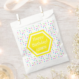 Sacolinha Aniversário de 3 anos do arco-íris