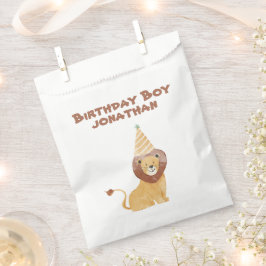 Sacolinha Aniversário de Animais Selvagens Cutes