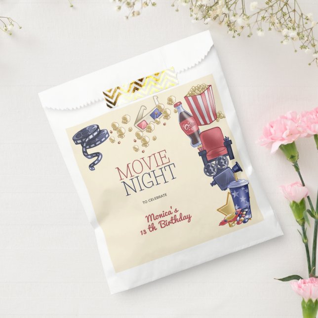 Sacolinha Aniversário de cinema para crianças (Selado)
