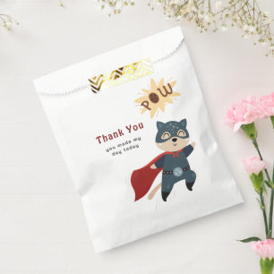 Sacolinha Aniversário de criança de Animais Cuecas de Super-