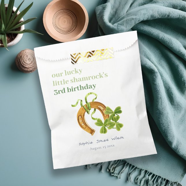 Sacolinha Aniversário de criança de Dia de São Patrício de S (Criador carregado)