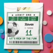 Aniversário de criança de futebol