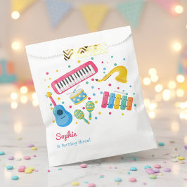 Sacolinha Aniversário de criança de instrumentos musicais