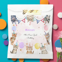 Aniversário de criança gical em gatos de festa