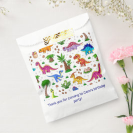 Sacolinha Aniversário de Crianças Dinossauros