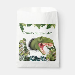 Sacolinha Aniversário de Dinossauro 3D