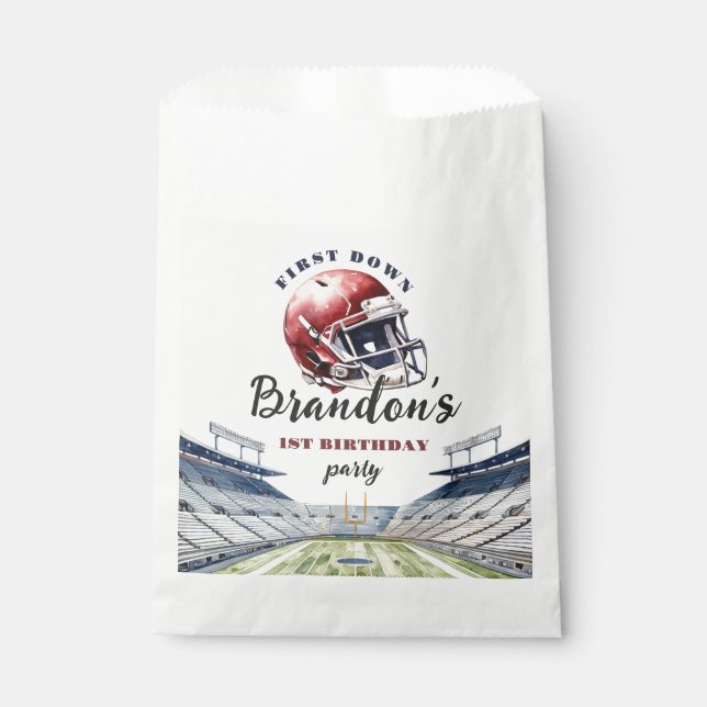 Sacolinha Aniversário de futebol de 1rua em um ano (Frente)