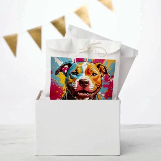 Sacolinha Aniversário de Staffordshire (Favor Bag Dimensions: 5.75”x8” sold in sets of 50. 
)