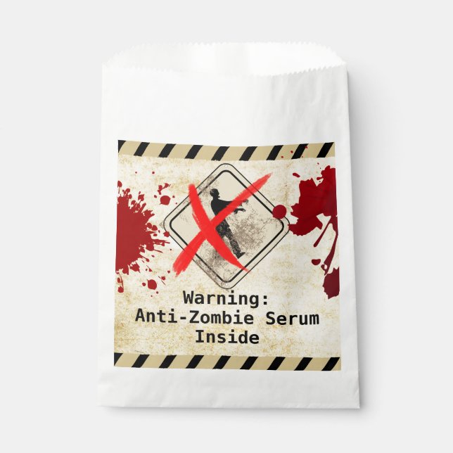 Sacolinha Aniversário do Apocalypse Zombie | Halloween Bioha (Frente)