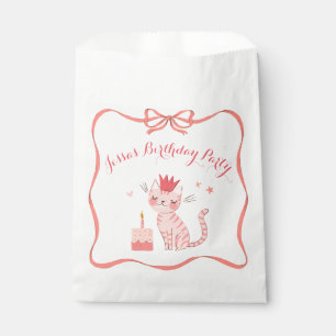 Sacolinha Aniversário do Gatinho bonito