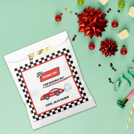 Sacolinha Aniversário do moço do mote de um retro vermelho r