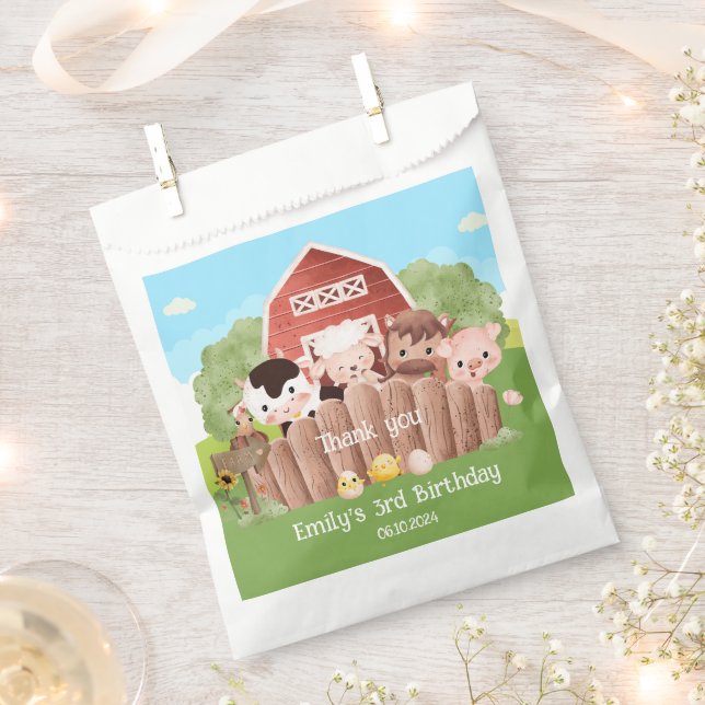 Sacolinha Aniversário dos Animais das Explorações Agrícolas  (Cortado)