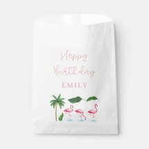 Aniversário Floral rosa e verde