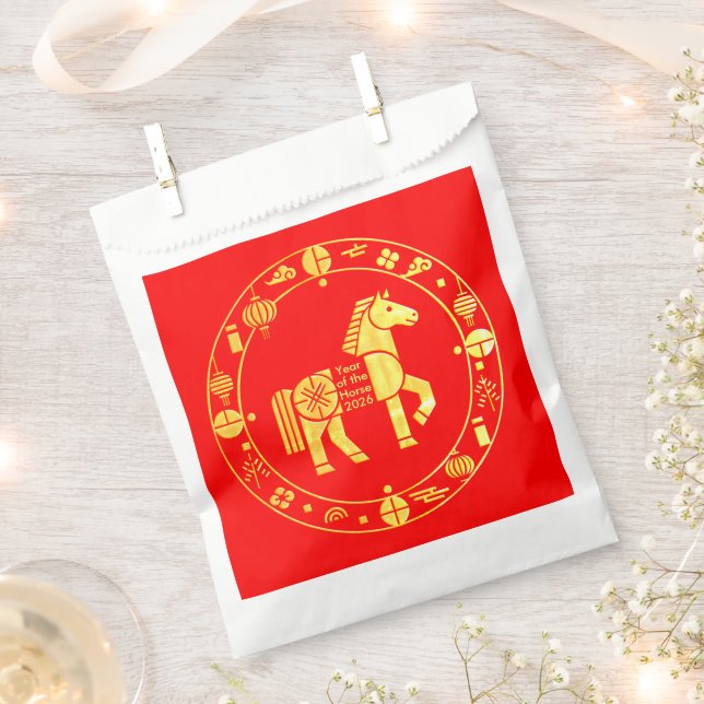 Sacolinha Ano novo chinês ouro 2026 (Cortado)