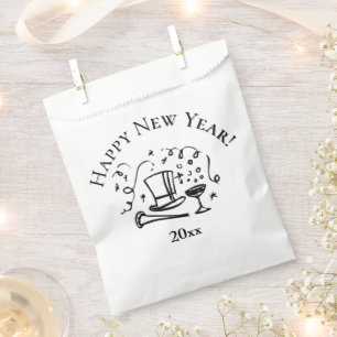 Sacolinha Anos novos Feliz ano novo com ano
