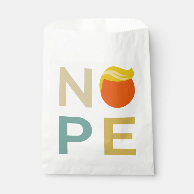 Sacolinha Anti-Trump - Nope Edition III (Frente)