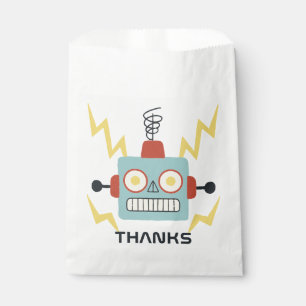 Sacolinha Antiguamente Brinquedo Robot Birthday