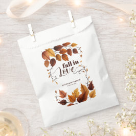 Sacolinha Apaixonar-Se Pelo Chá de fraldas De Folhas De Outo