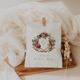 Sacolinha Apaixone-se | Crista de Casamento de Flores de Out
