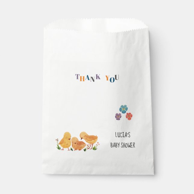 Sacolinha Aquarela Bonitinho De Frango Bonito, Bonito, Obrig (Frente)