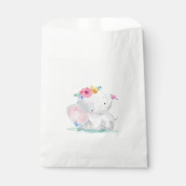 Sacolinha Aquarela Elefante Bebê