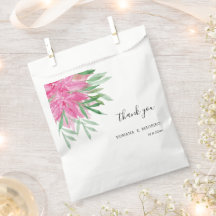 Aquarela Floral Rosa Verde-Boho