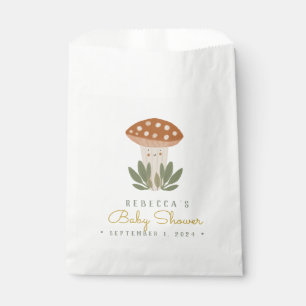 Sacolinha Aquarela Pequeno cogumelo Favor Bag