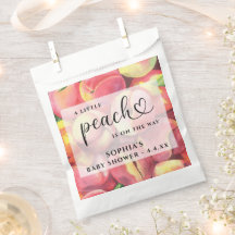 Aquarela Pequeno pêssego está no caminho do chá de