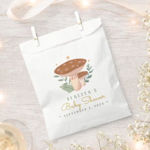 Sacolinha Aquarela Pequenos Cogumelos Vermelhos Favor Bag
