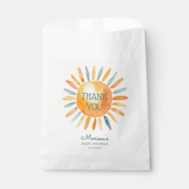 Sacolinha Aqui vem o Chá de fraldas do Filho Menino (Frente)