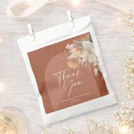 Sacolinha Arca botânica dos Terracotta, relva-pampas moderna