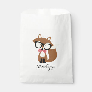 Sacolinha Arco Coletor e Óculos Hipster Raposa Marrom Perso