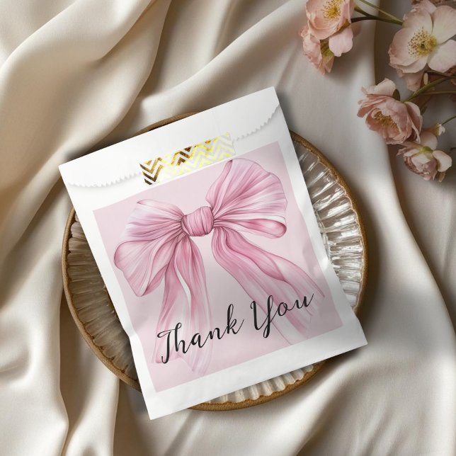 Sacolinha Arco de coquete rosa-faísca 1rua (Criador carregado)