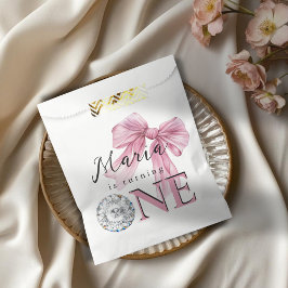 Sacolinha Arco de coquete rosa-faísca 1rua