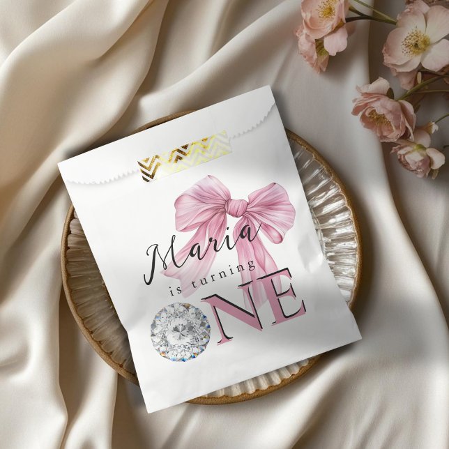 Sacolinha Arco de coquete rosa-faísca 1rua (Criador carregado)