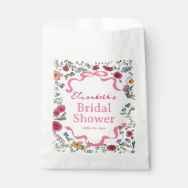 Sacolinha Arco Floral Ela é Chá de panela de Casando