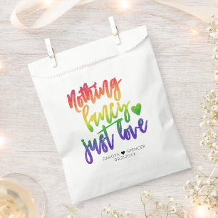 Sacolinha Arco-Íris Nada Rico Apenas Amor Casamento Casual