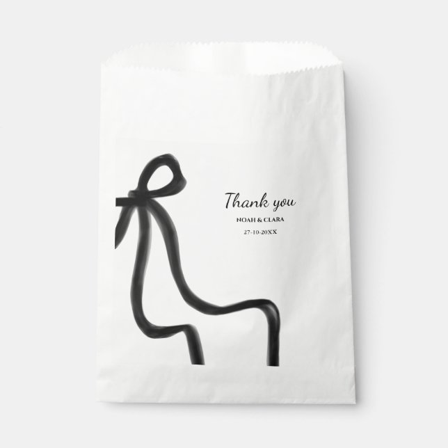 Sacolinha Arco preto minimalista elegante (Frente)